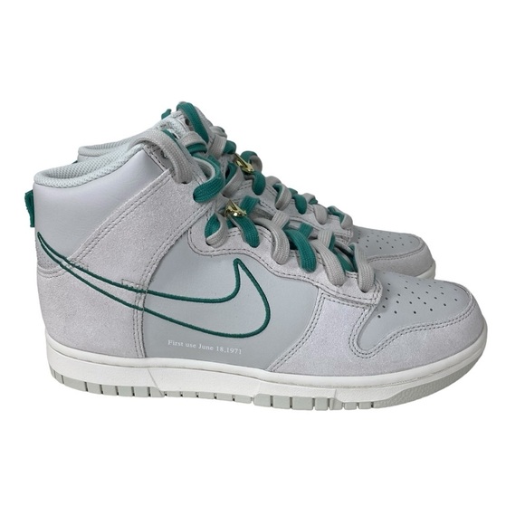 Nike Dunk Hi‎ SE Light Bone Green Noise DH0960-001 Size 8 - Picture 2 of 16